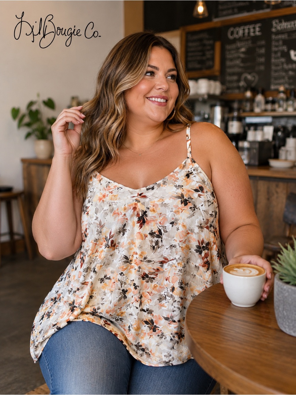 Torrid Floral Chiffon Flowy Cami Top Size 1 (1X 14/16)
